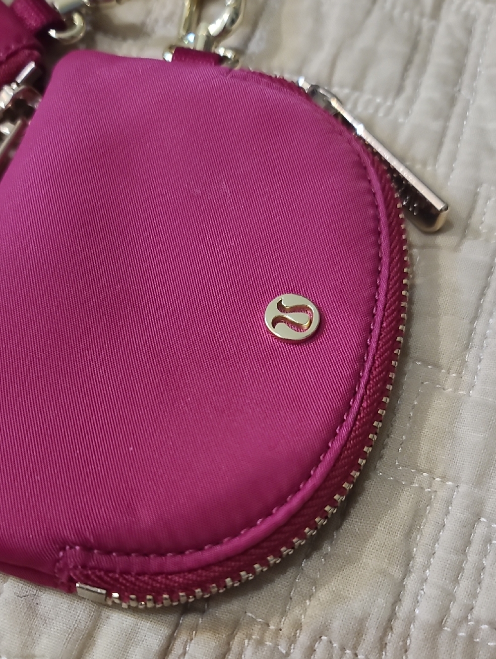 Lululemon Dual Pouch Pink Wristlet - Picture 4 of 5